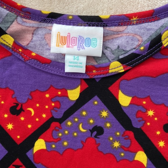 Lularoe Disney villains Aladdin Jafar print Gracie NWT - Picture 4 of 5